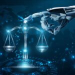 Use of artificial intelligence and machine learning in the field of law. (Used clipping mask)